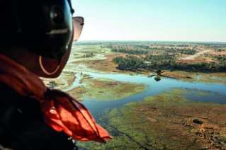 Flying over the delta