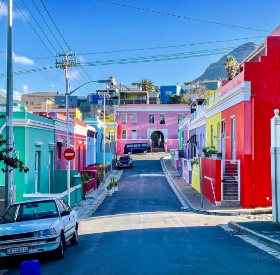 The painted houses of Bo-Kaap, Cape Town